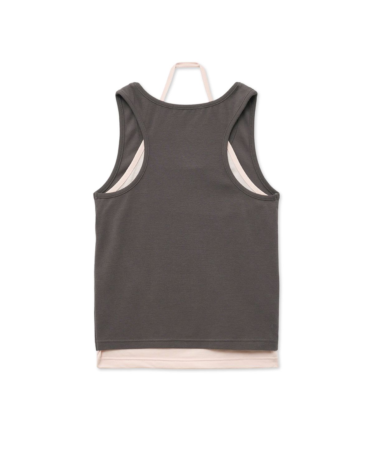 더 새터데이 이브닝 포스트(THE SATURDAY EVENING POST) Layered Sleeveless Top_Charcoal