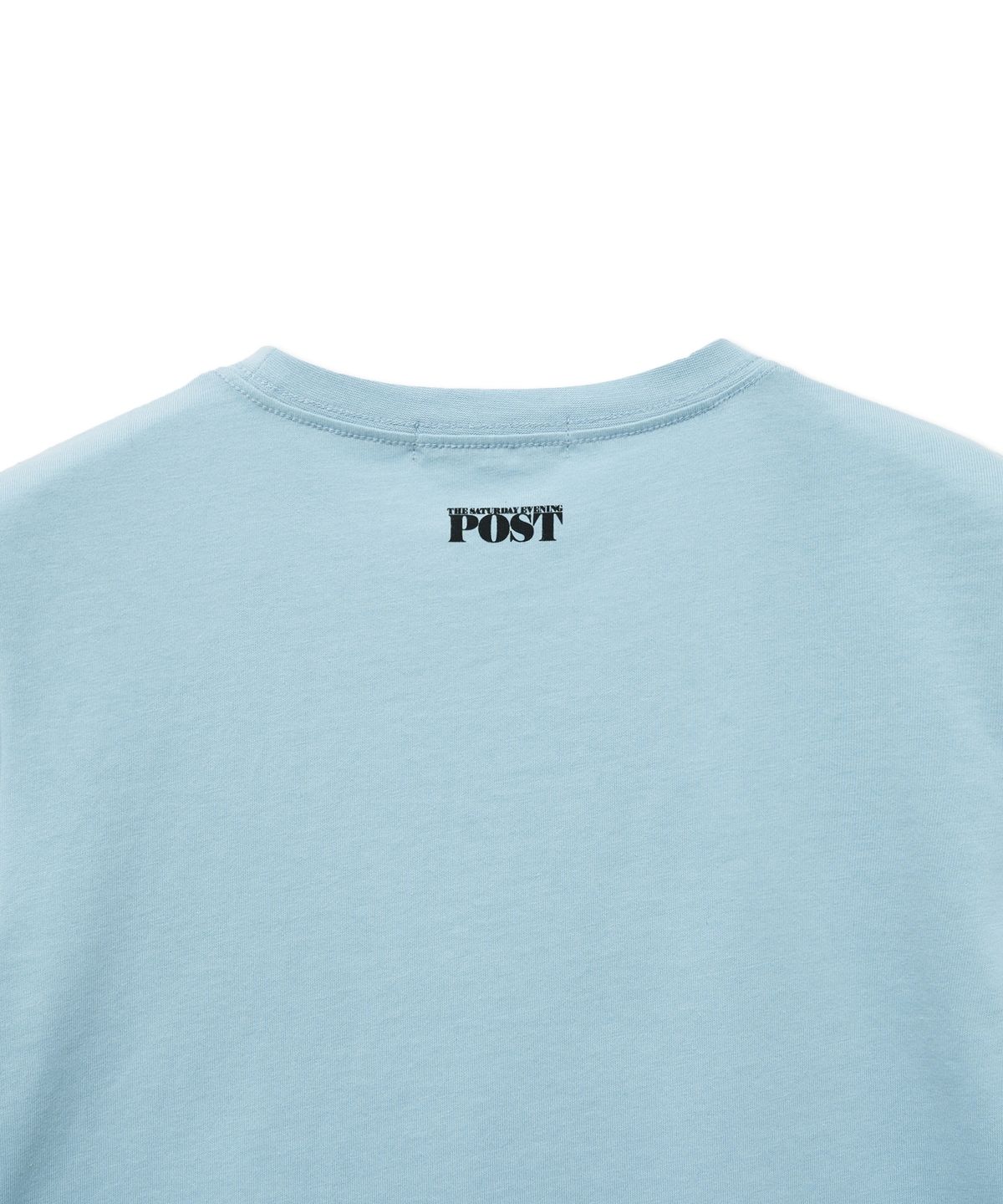 더 새터데이 이브닝 포스트(THE SATURDAY EVENING POST) Cat Lover T-Shirt_Light Blue