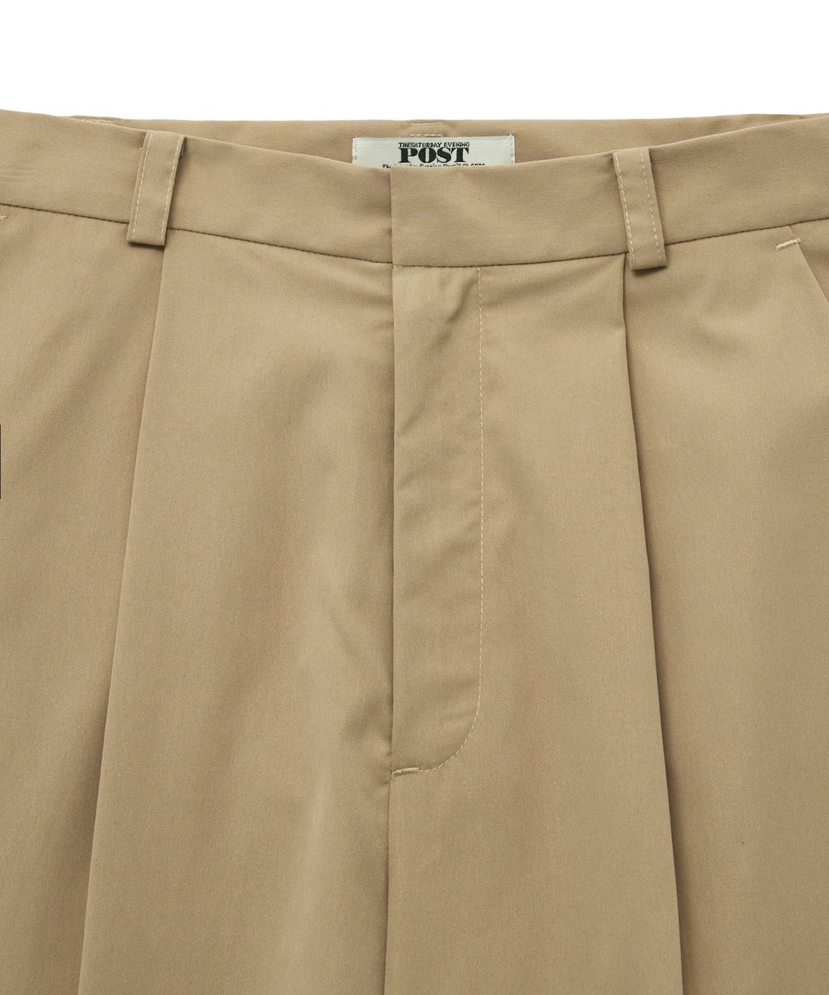 더 새터데이 이브닝 포스트(THE SATURDAY EVENING POST) Button Tab Trousers_Beige
