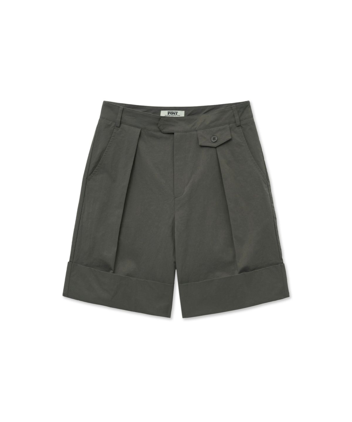 더 새터데이 이브닝 포스트(THE SATURDAY EVENING POST) Cuffed Tailored Shorts_Khaki