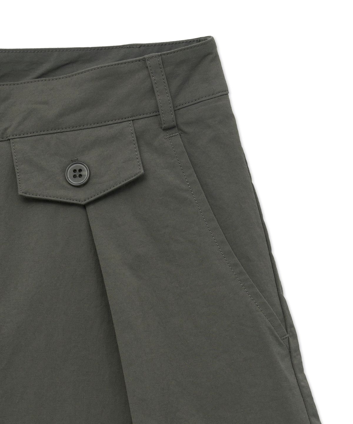더 새터데이 이브닝 포스트(THE SATURDAY EVENING POST) Cuffed Tailored Shorts_Khaki