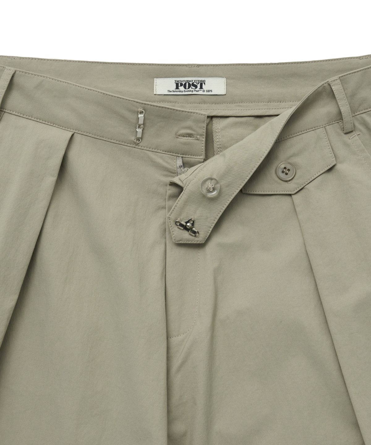 더 새터데이 이브닝 포스트(THE SATURDAY EVENING POST) One-Tuck Tailored Trousers_Beige