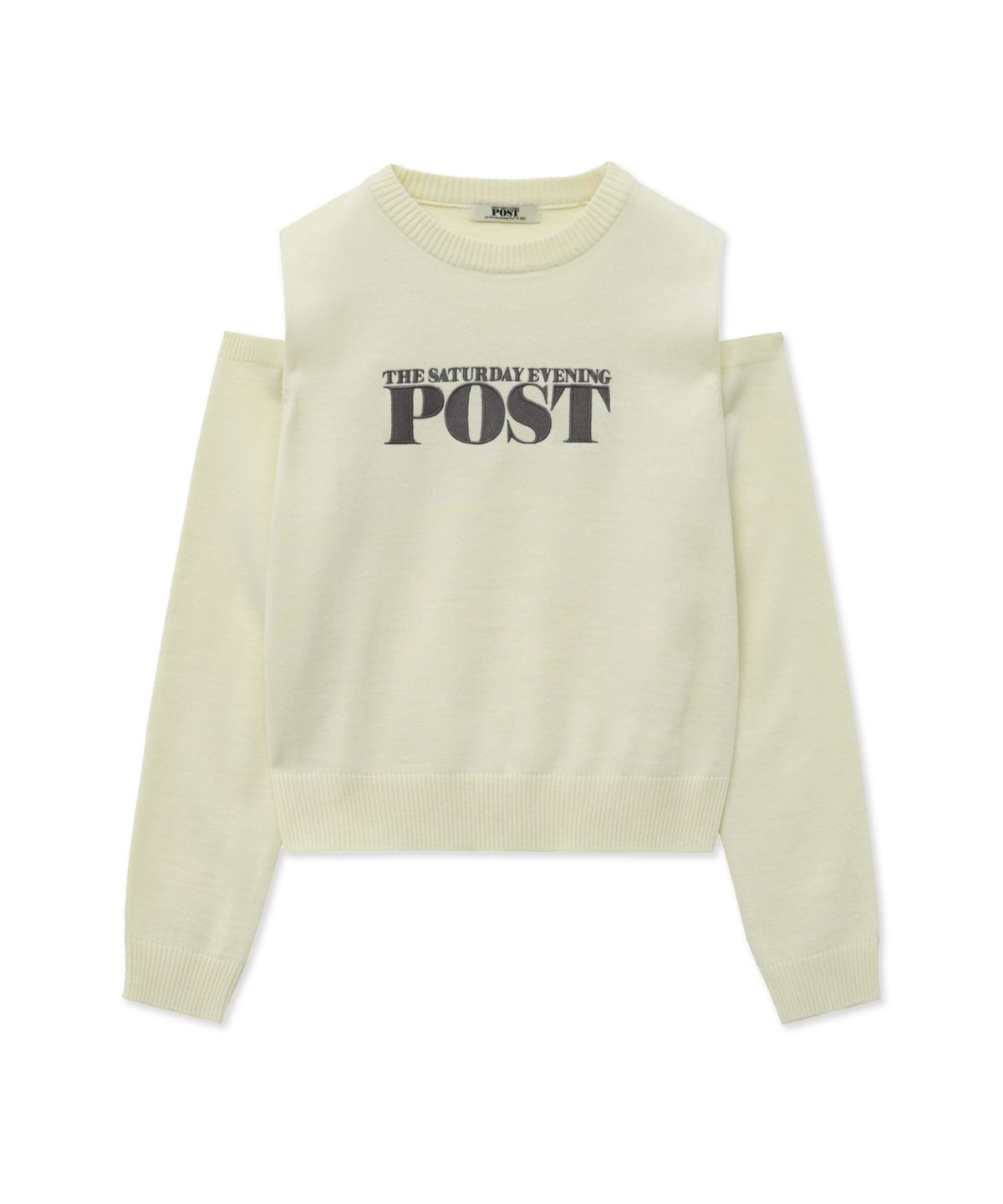더 새터데이 이브닝 포스트(THE SATURDAY EVENING POST) Cutout Knit_Ivory