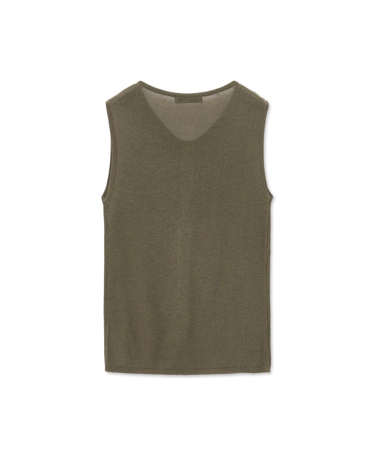 더 새터데이 이브닝 포스트(THE SATURDAY EVENING POST) High Gauge Knit Vest_Khaki
