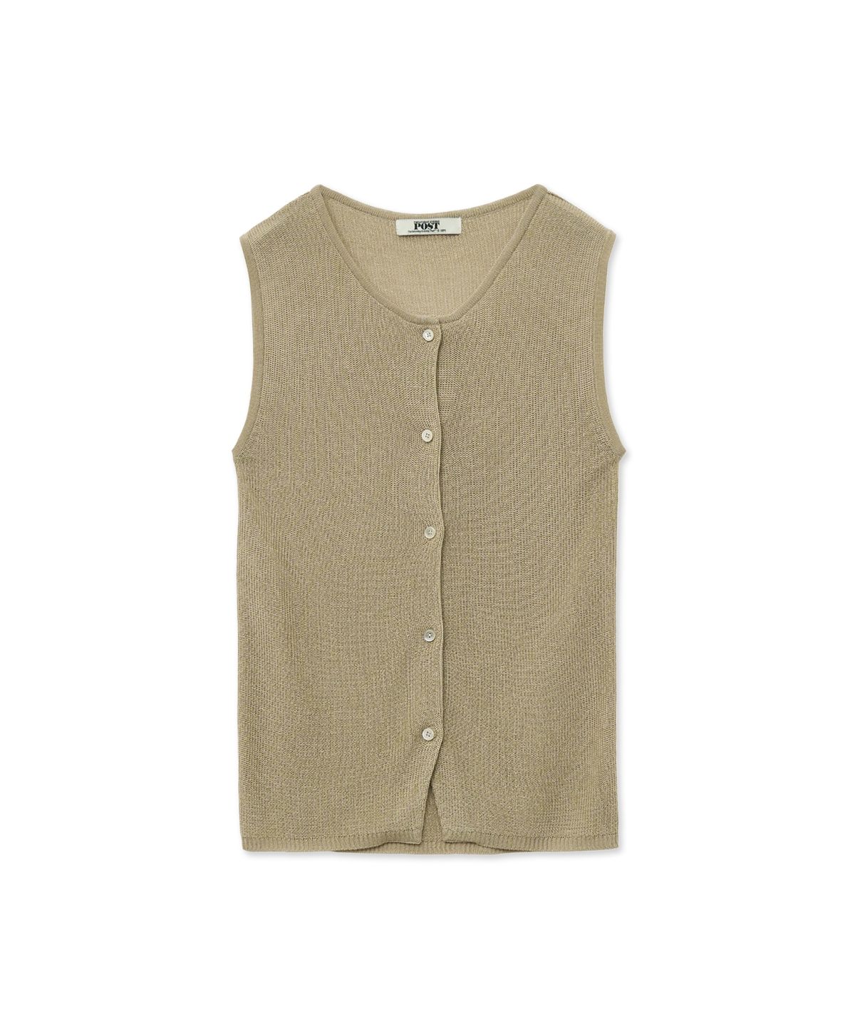 더 새터데이 이브닝 포스트(THE SATURDAY EVENING POST) High Gauge Knit Vest_Beige