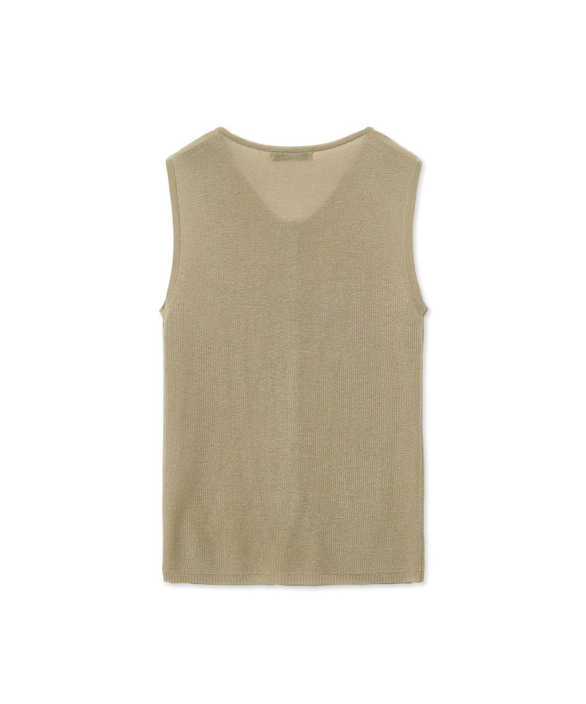 더 새터데이 이브닝 포스트(THE SATURDAY EVENING POST) High Gauge Knit Vest_Beige