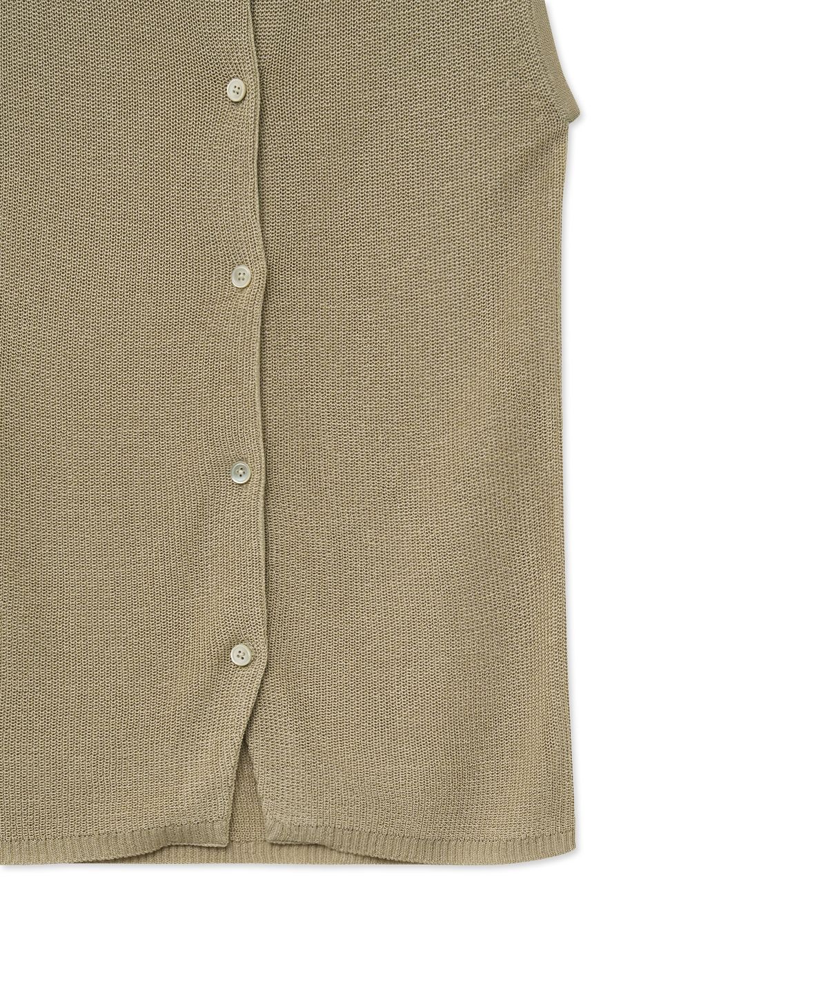 더 새터데이 이브닝 포스트(THE SATURDAY EVENING POST) High Gauge Knit Vest_Beige