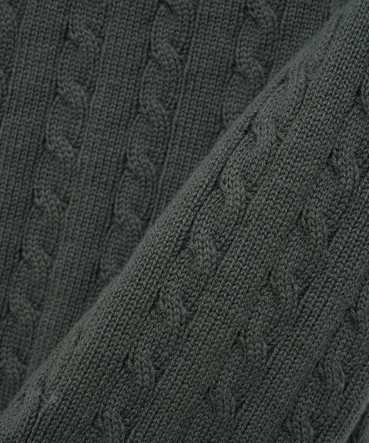 더 새터데이 이브닝 포스트(THE SATURDAY EVENING POST) Cable Knit Sleeveless_Charcoal