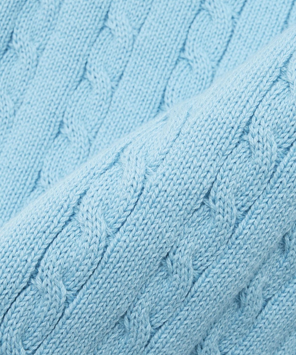더 새터데이 이브닝 포스트(THE SATURDAY EVENING POST) Cable Knit Sleeveless_Blue