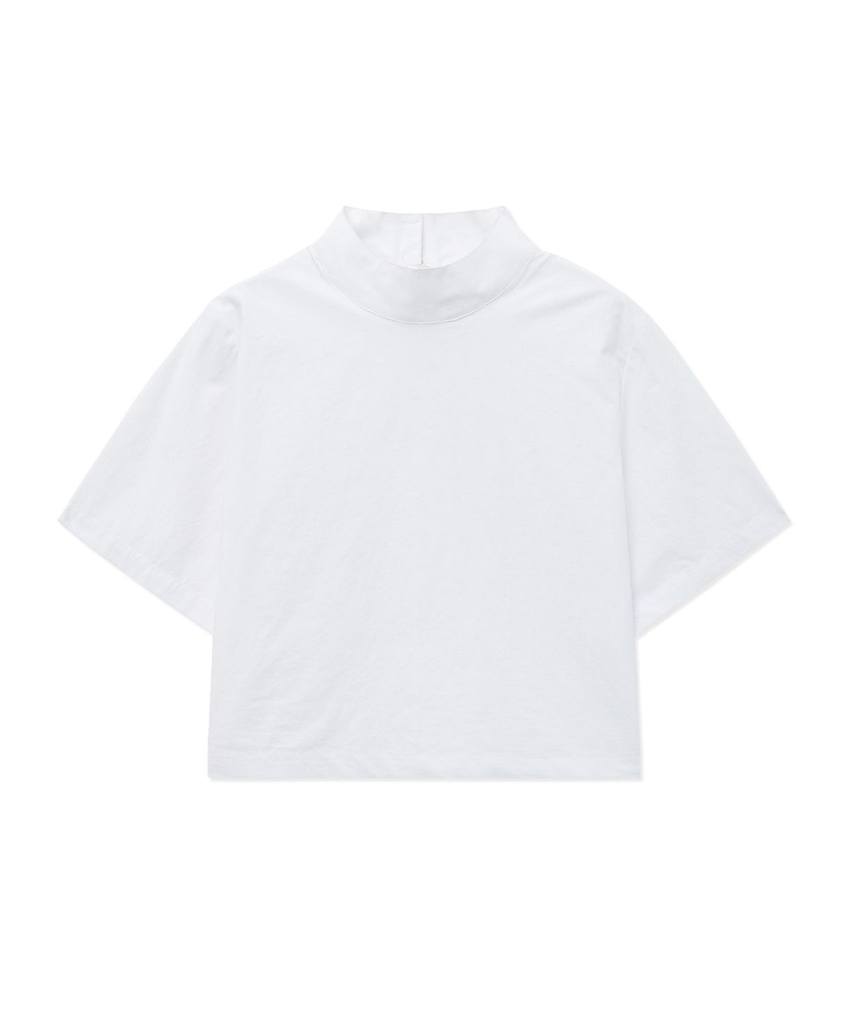 더 새터데이 이브닝 포스트(THE SATURDAY EVENING POST) High Neck Crop Shirts_White