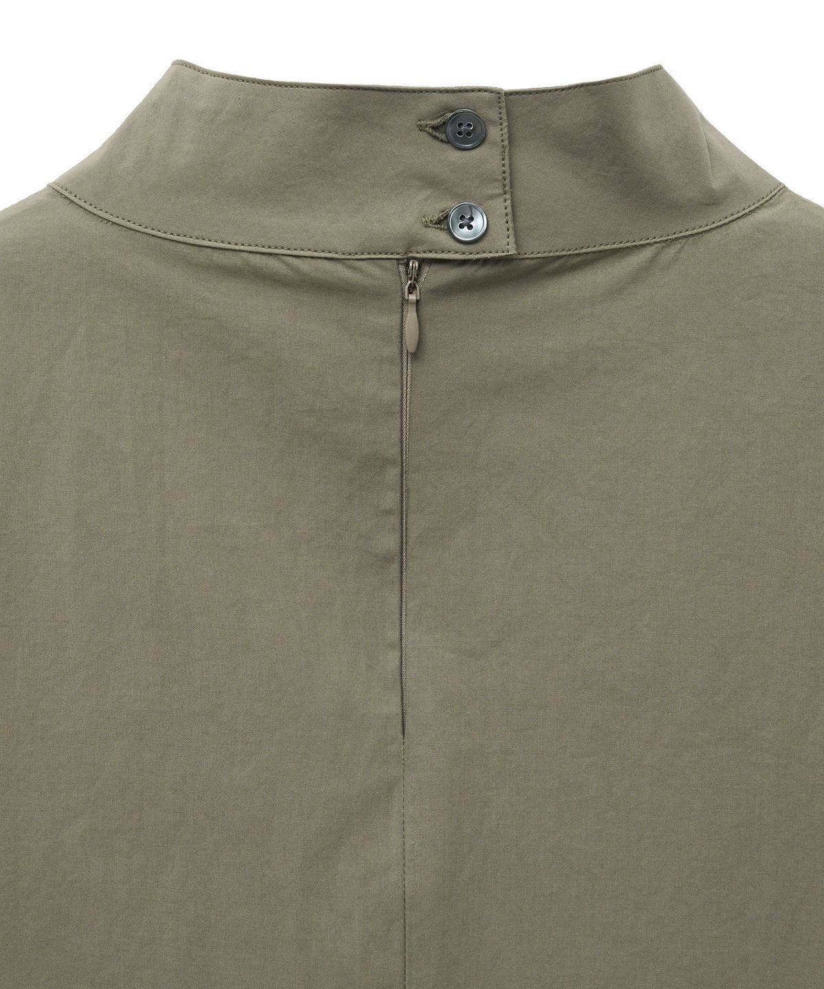 더 새터데이 이브닝 포스트(THE SATURDAY EVENING POST) High Neck Crop Shirts_Khaki