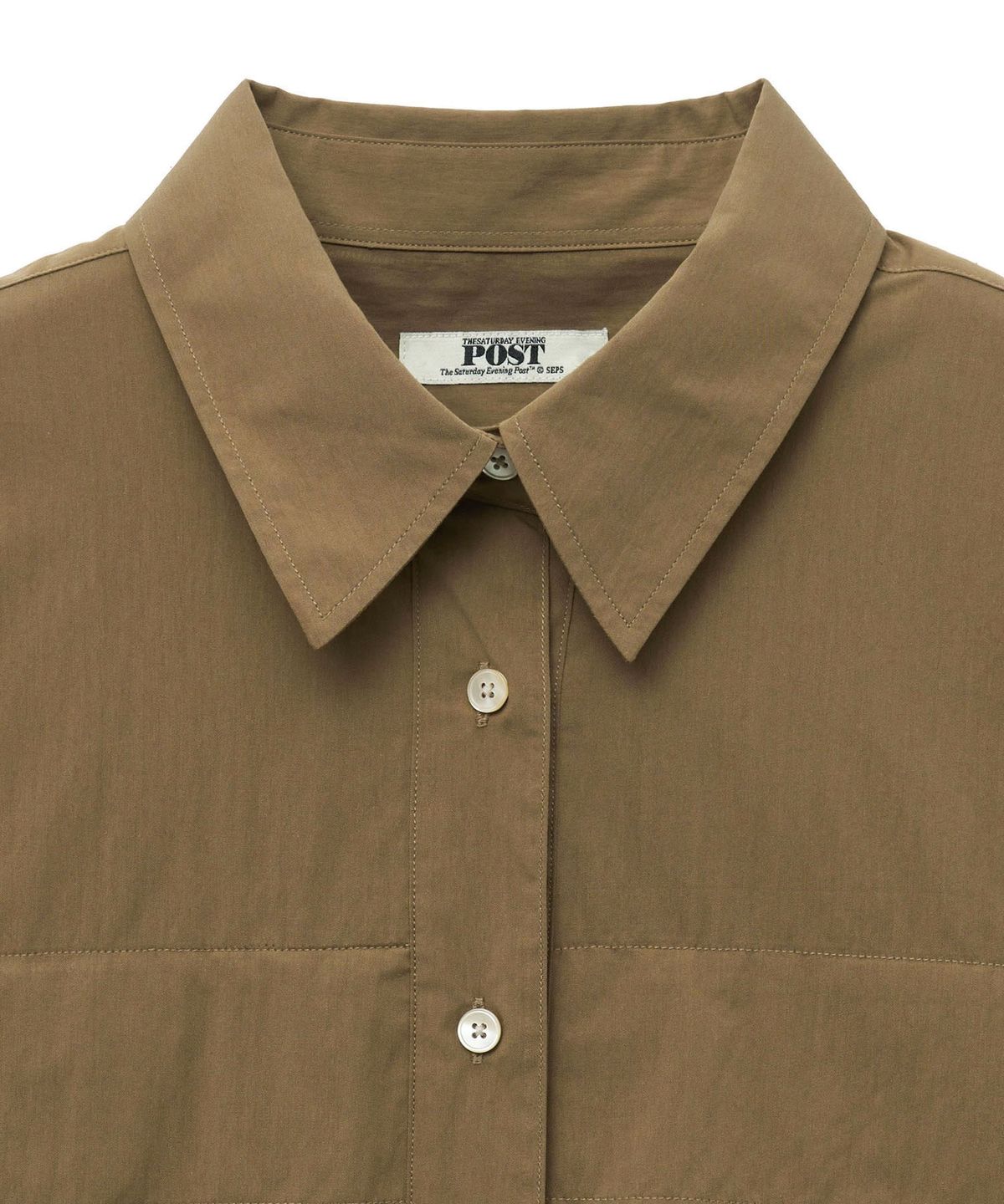 더 새터데이 이브닝 포스트(THE SATURDAY EVENING POST) Big Pocket Shirts_Beige