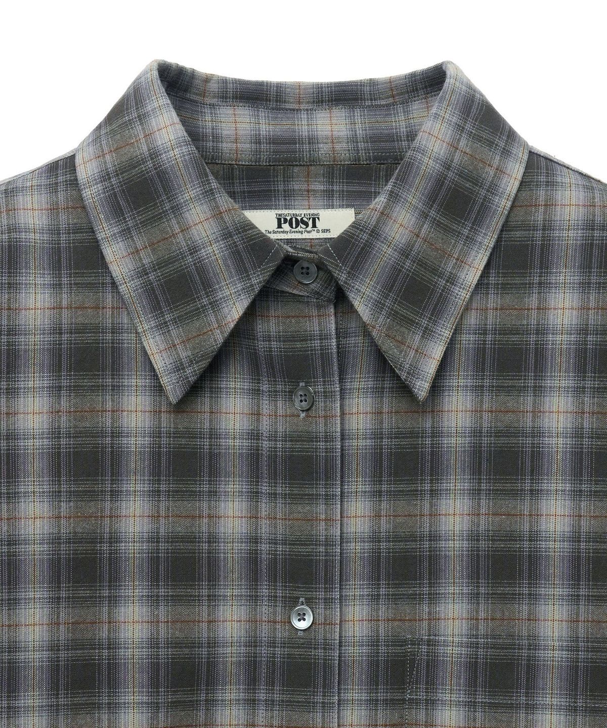더 새터데이 이브닝 포스트(THE SATURDAY EVENING POST) Vintage Check Shirts_Gray