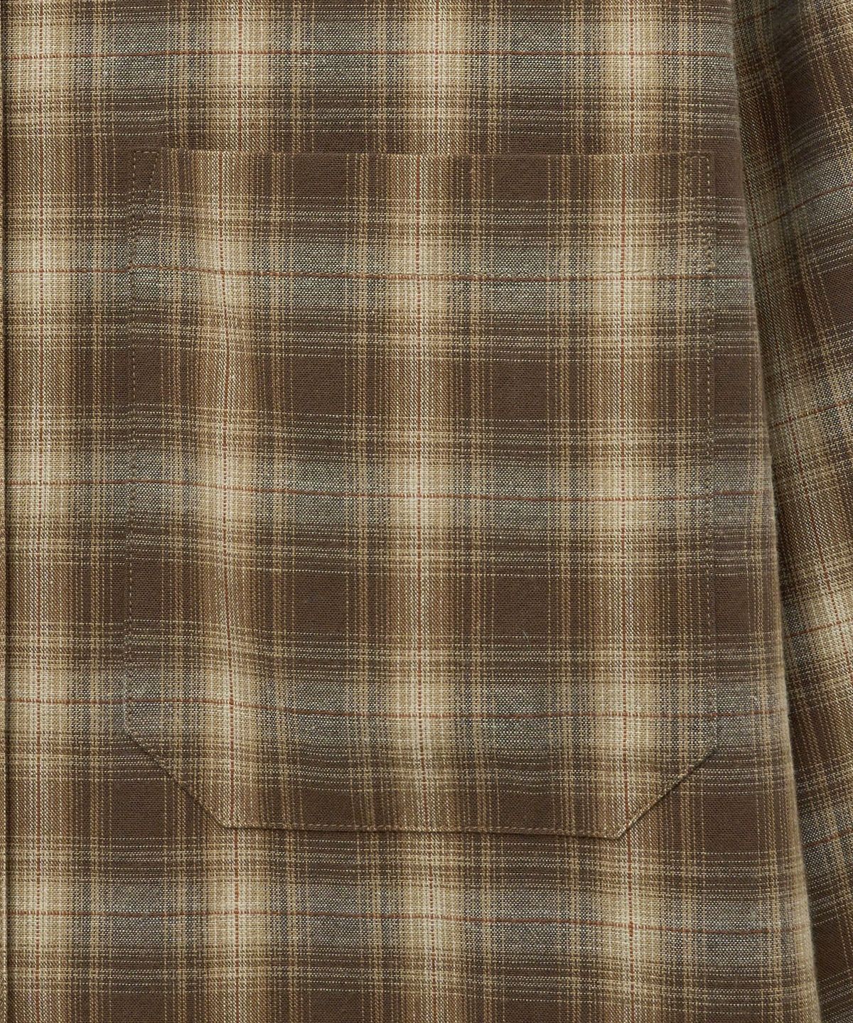 더 새터데이 이브닝 포스트(THE SATURDAY EVENING POST) Vintage Check Shirts_Brown