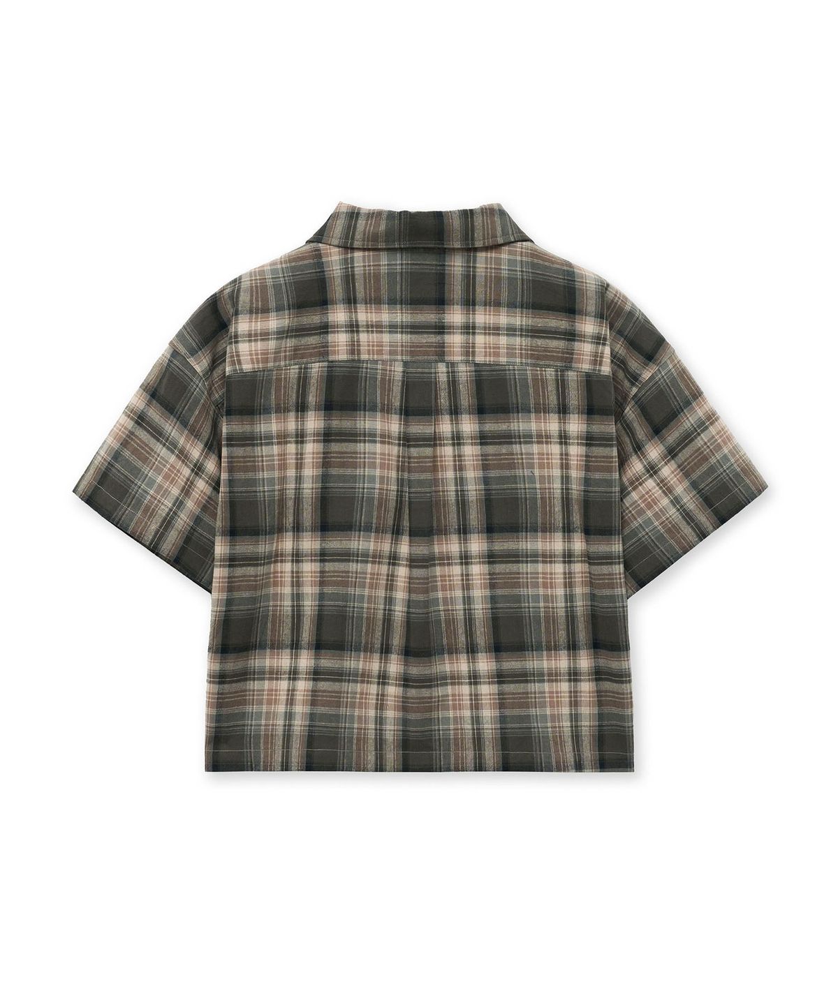 더 새터데이 이브닝 포스트(THE SATURDAY EVENING POST) Check Half Shirts_Gray