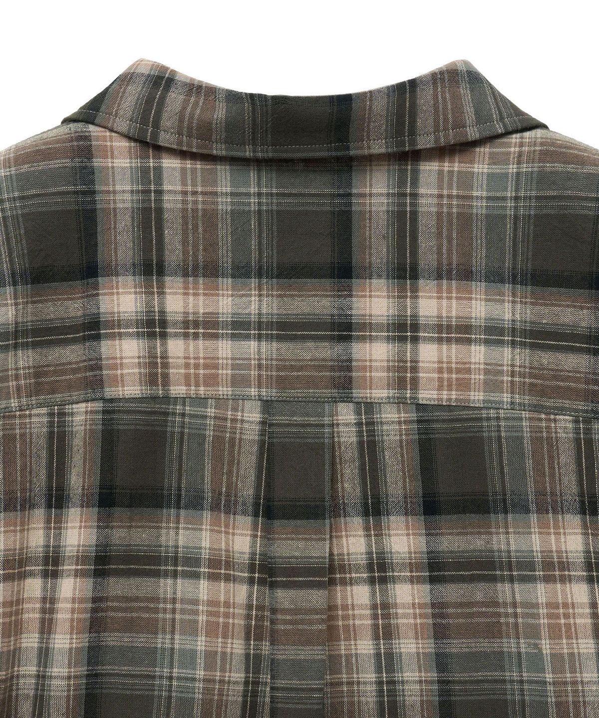 더 새터데이 이브닝 포스트(THE SATURDAY EVENING POST) Check Half Shirts_Gray