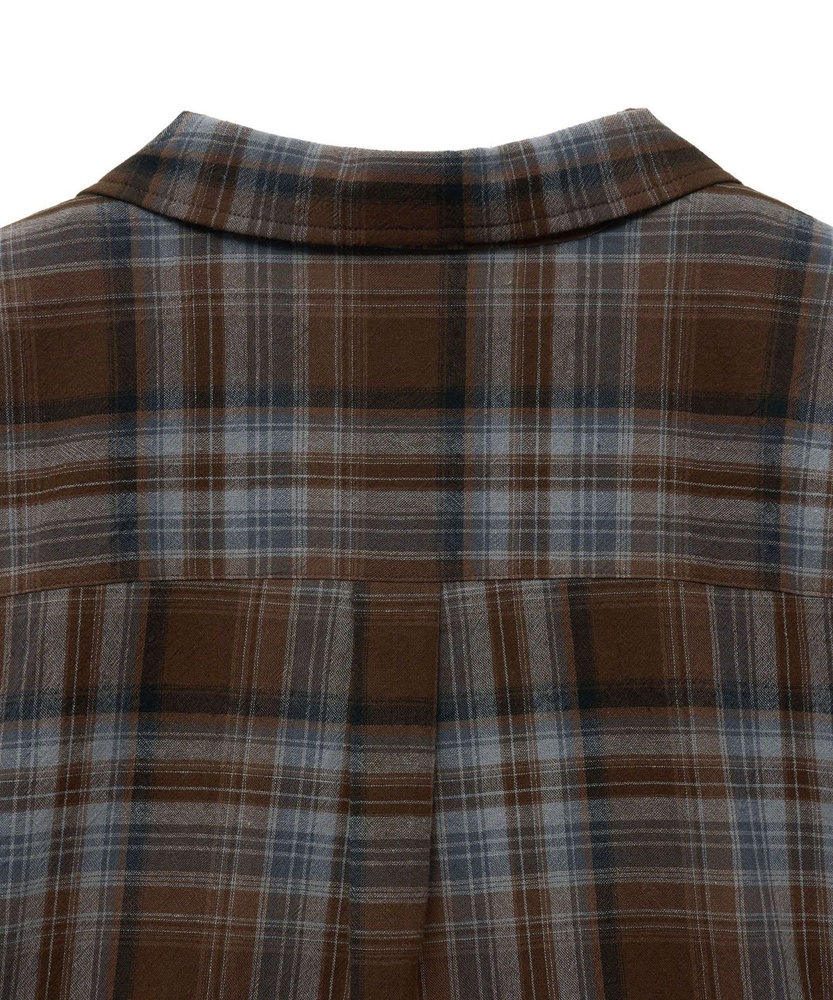 더 새터데이 이브닝 포스트(THE SATURDAY EVENING POST) Check Half Shirts_Brown
