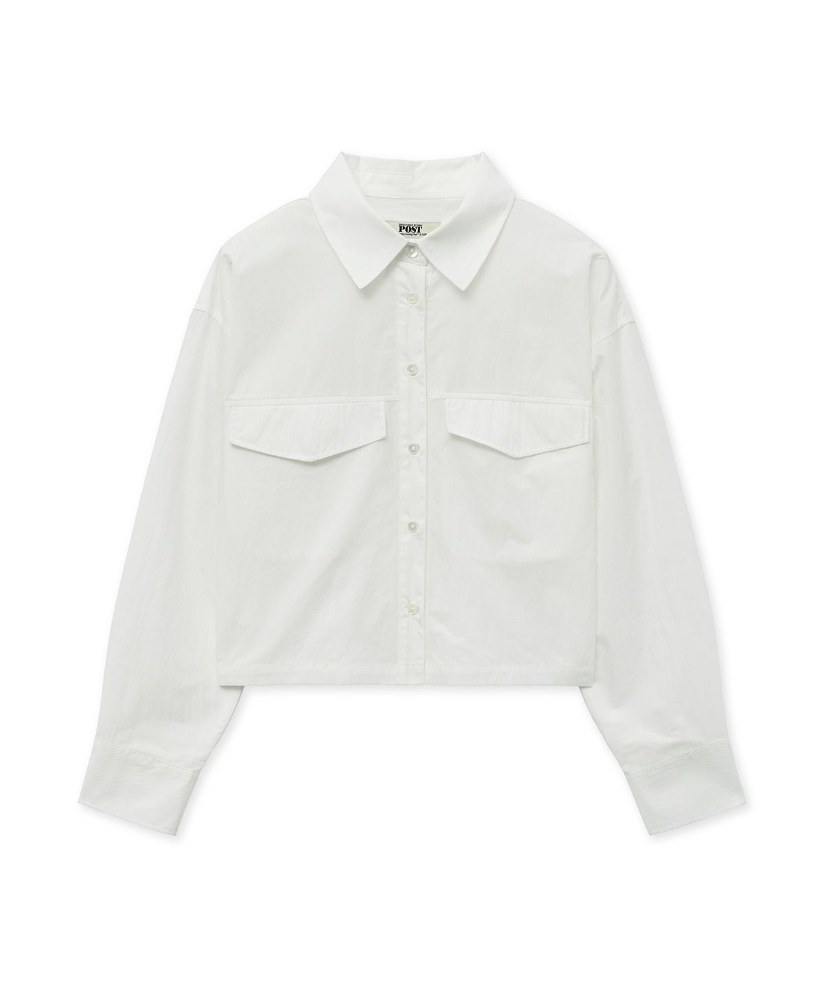더 새터데이 이브닝 포스트(THE SATURDAY EVENING POST) Flat Pocket Shirts_White