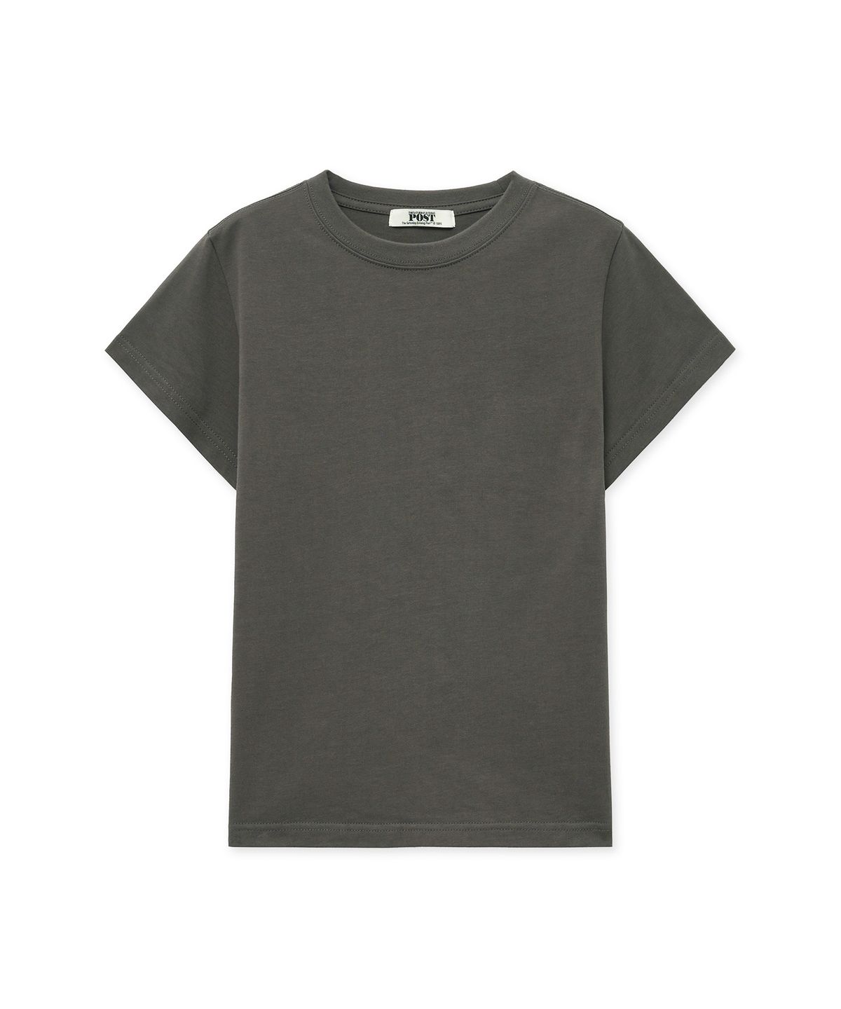 더 새터데이 이브닝 포스트(THE SATURDAY EVENING POST) Supima Cotton Slim Fit T-Shirt_Charcoal