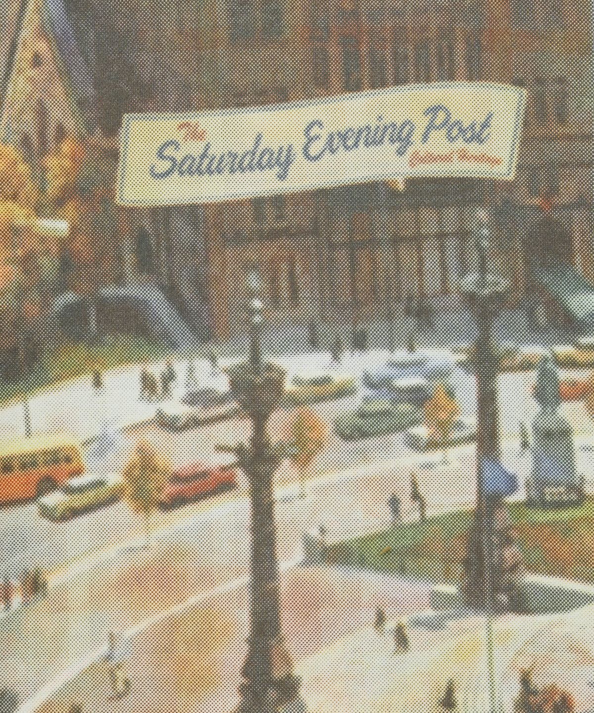 더 새터데이 이브닝 포스트(THE SATURDAY EVENING POST) Urban Vista T-Shirt_Brown
