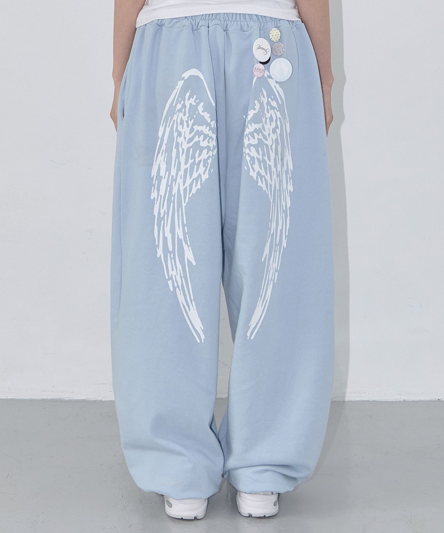 韓国女子 人気 [NASTY FANCY CLUB] ANGEL VINTAGE SWEATPANTS FANCY CLUB】ANGEL VINTAGE SWEATPANTS | OUR BRAND,FANCY CLUB