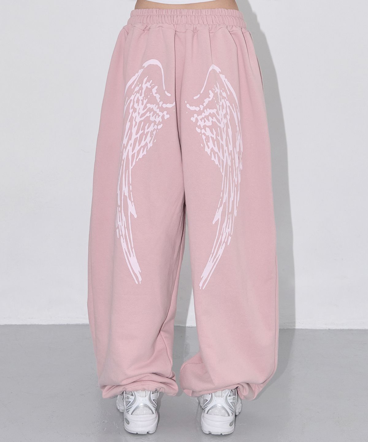 팬시클럽(FANCY CLUB) 엔젤 빈티지 스웻 팬츠 (BABY PINK) F25QD819