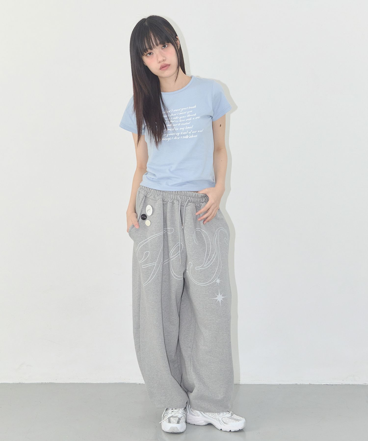 MUSINSA | FANCY CLUB ANGEL MARK CROP T (SKY BLUE) F25QB104