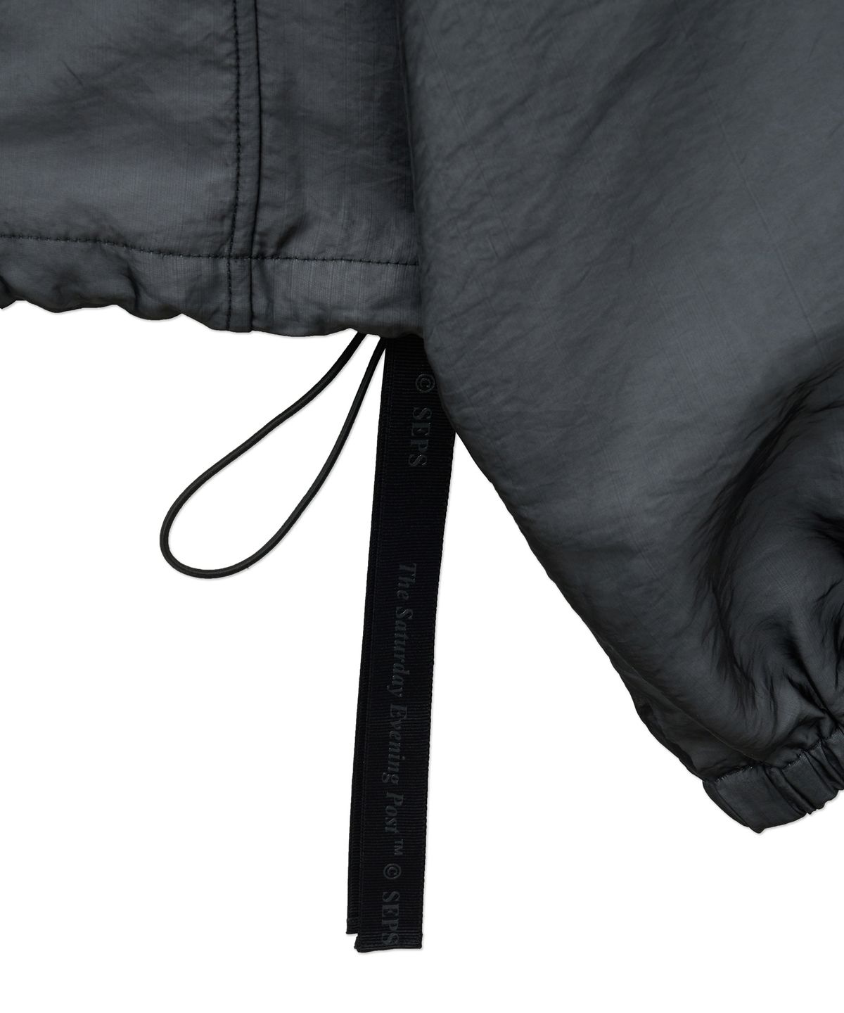 더 새터데이 이브닝 포스트(THE SATURDAY EVENING POST) Sheer Jacket_Black