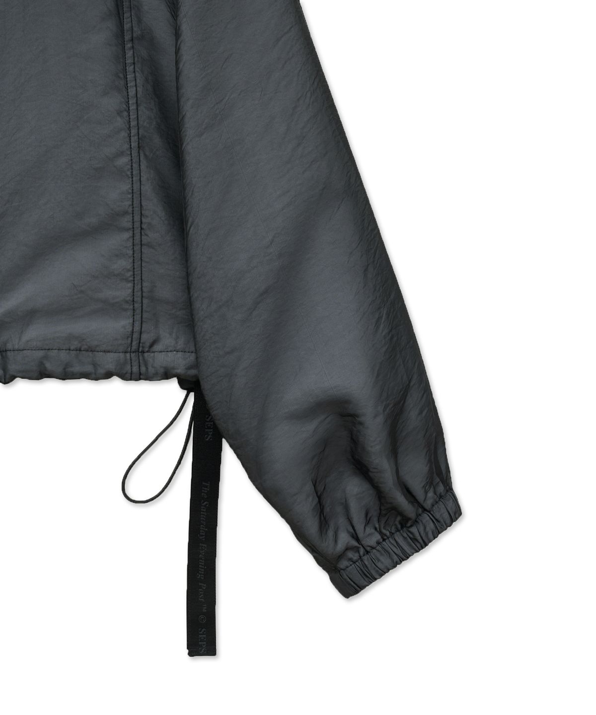 더 새터데이 이브닝 포스트(THE SATURDAY EVENING POST) Sheer Jacket_Black