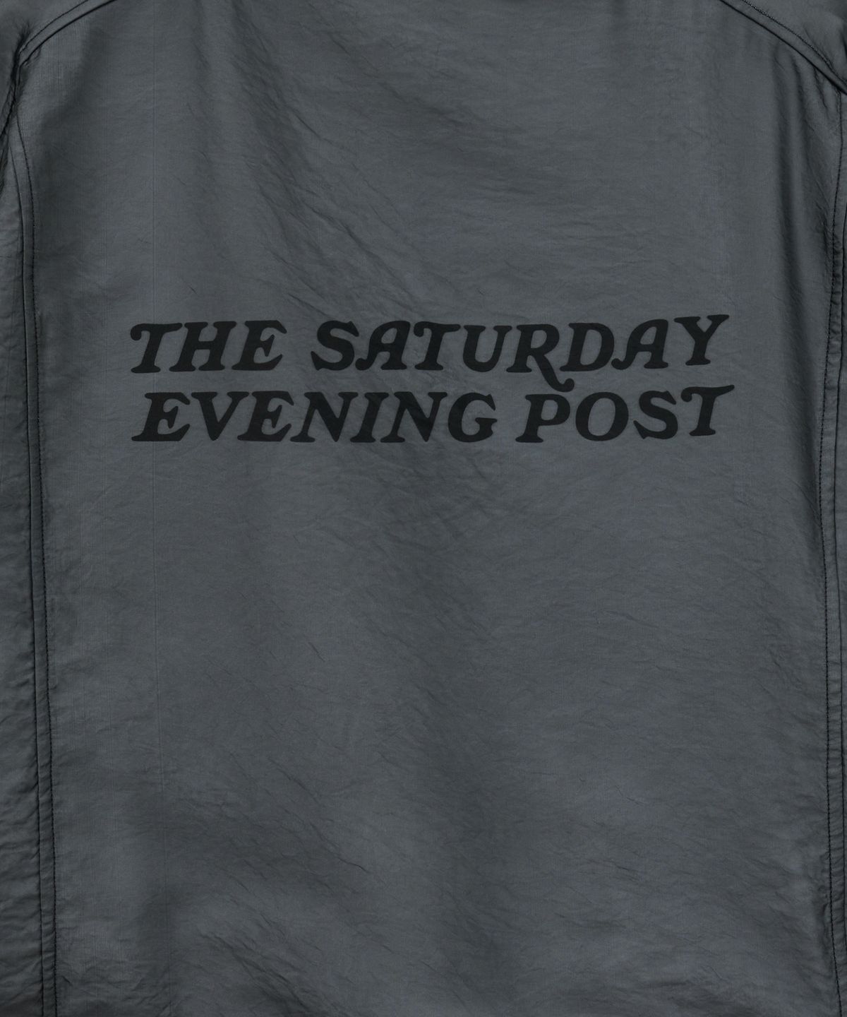 더 새터데이 이브닝 포스트(THE SATURDAY EVENING POST) Sheer Jacket_Black