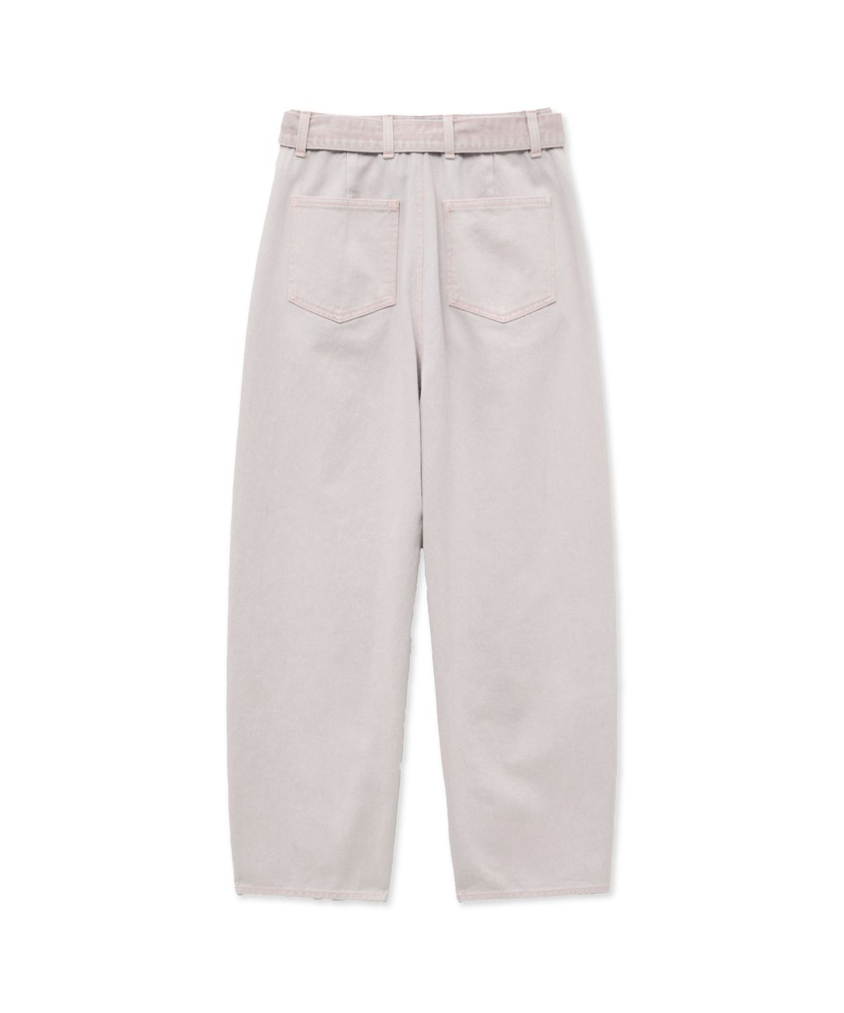 더 새터데이 이브닝 포스트(THE SATURDAY EVENING POST) Twisted Belted Denim Trousers_Pink