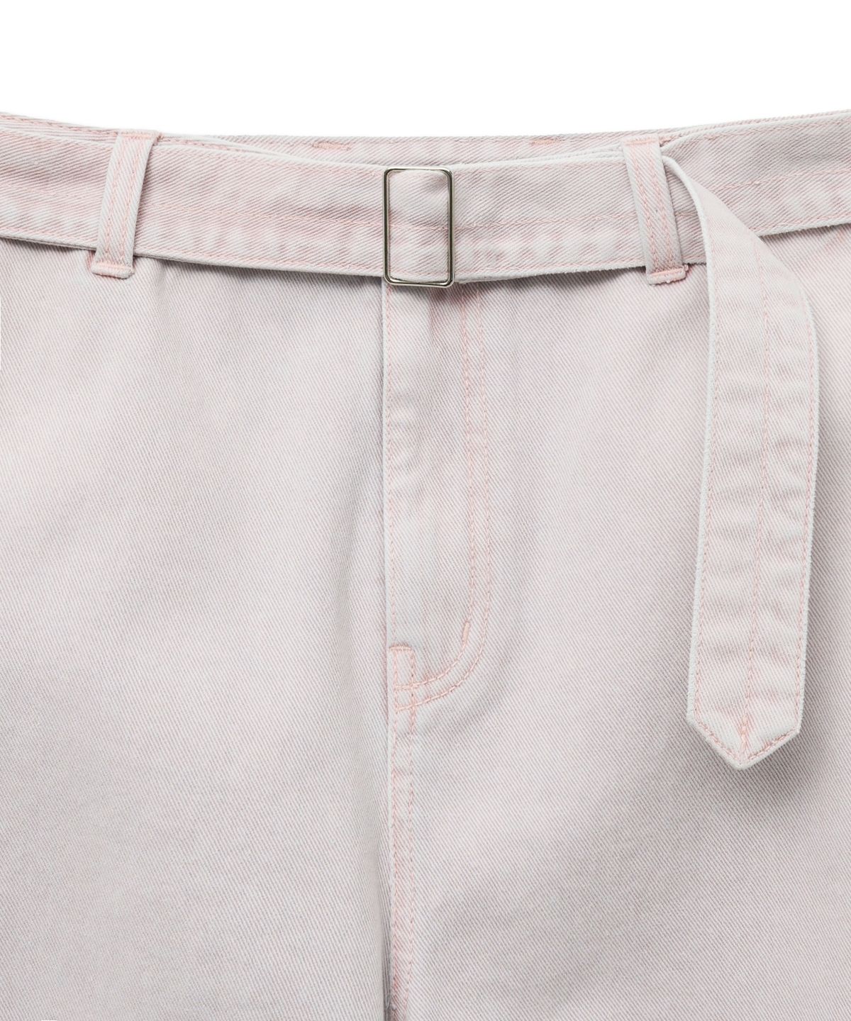 더 새터데이 이브닝 포스트(THE SATURDAY EVENING POST) Twisted Belted Denim Trousers_Pink