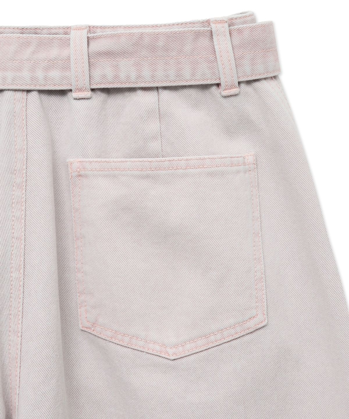 더 새터데이 이브닝 포스트(THE SATURDAY EVENING POST) Twisted Belted Denim Trousers_Pink