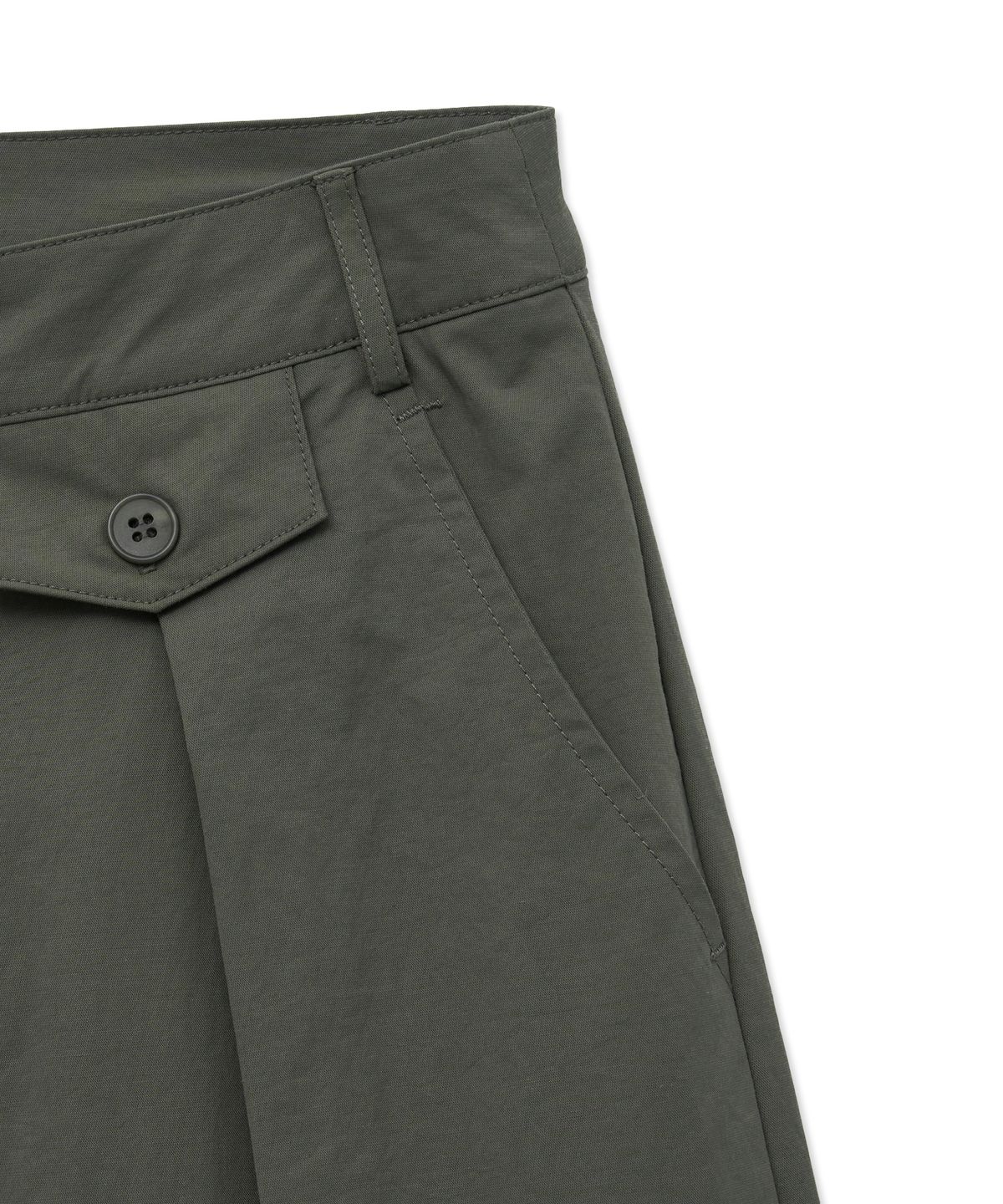 더 새터데이 이브닝 포스트(THE SATURDAY EVENING POST) One-Tuck Tailored Trousers_Khaki