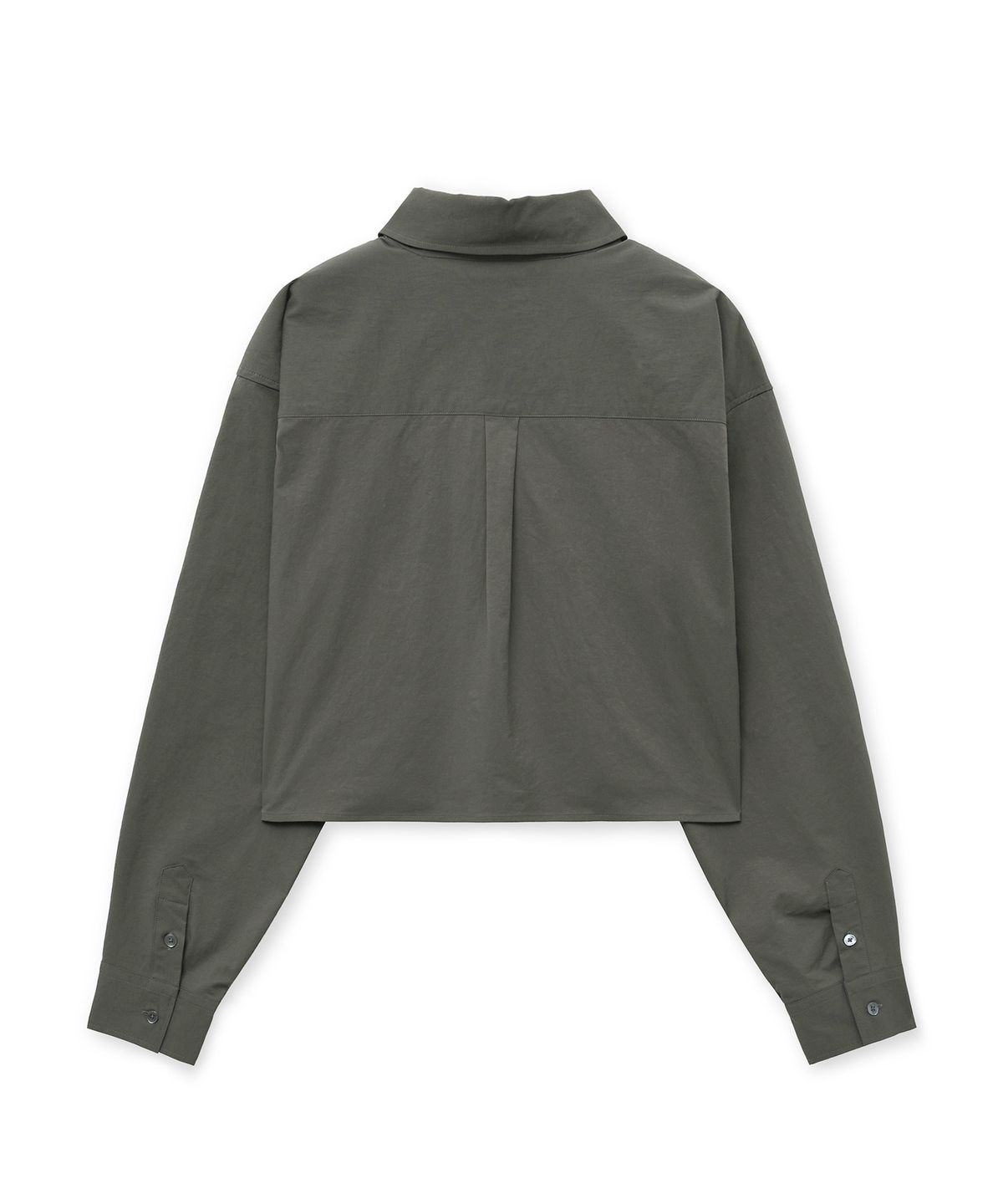 더 새터데이 이브닝 포스트(THE SATURDAY EVENING POST) Basic Crop Shirts_Khaki