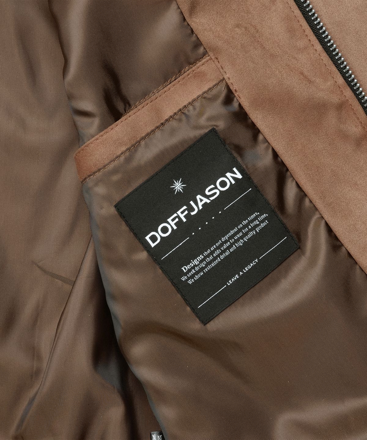 도프제이슨(DOFFJASON) 풀업 스웨이드 클래식 싱글 자켓 라이트모카