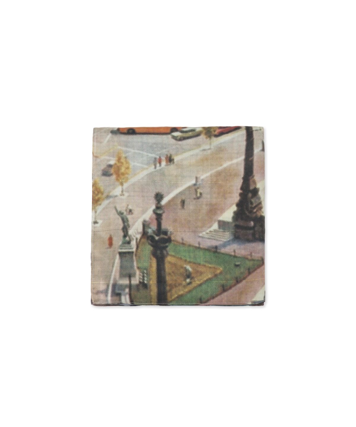 더 새터데이 이브닝 포스트(THE SATURDAY EVENING POST) Urban Silk Scarf_Beige