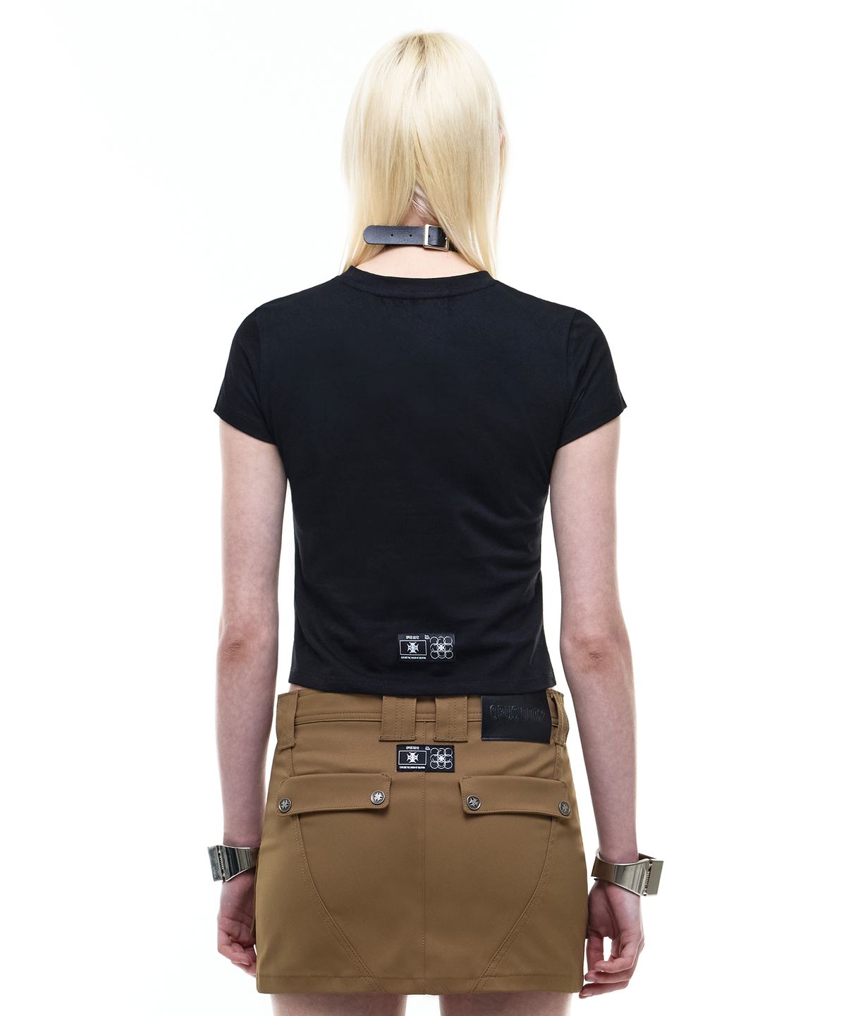 오퍼스 0012(OPUS 0012) Op. 07 GLORY CROP T-SHIRTS BLACK