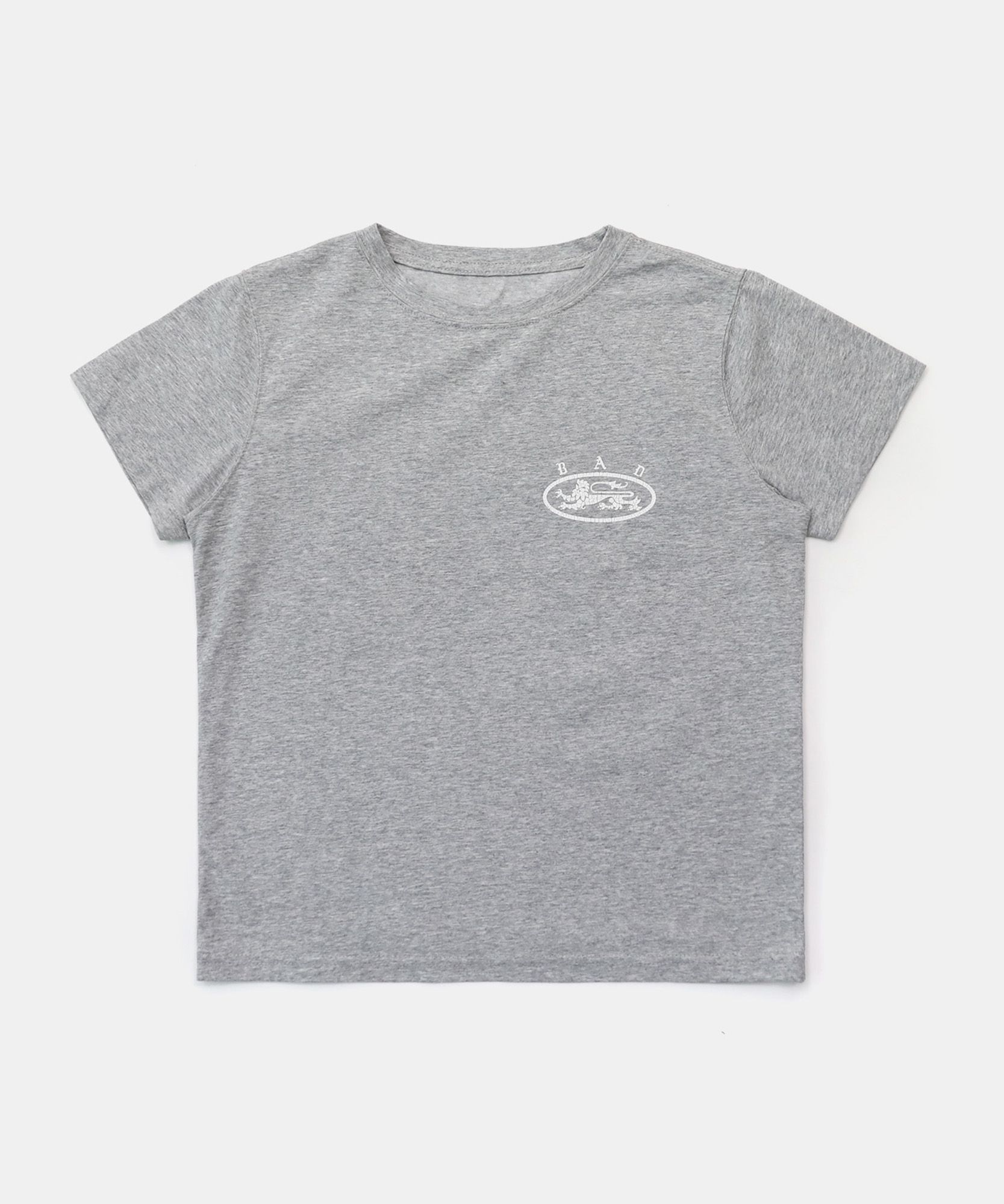 MUSINSA | BADBLOOD Mystic 1/2 Print T-Shirt Slim Fit - Grey