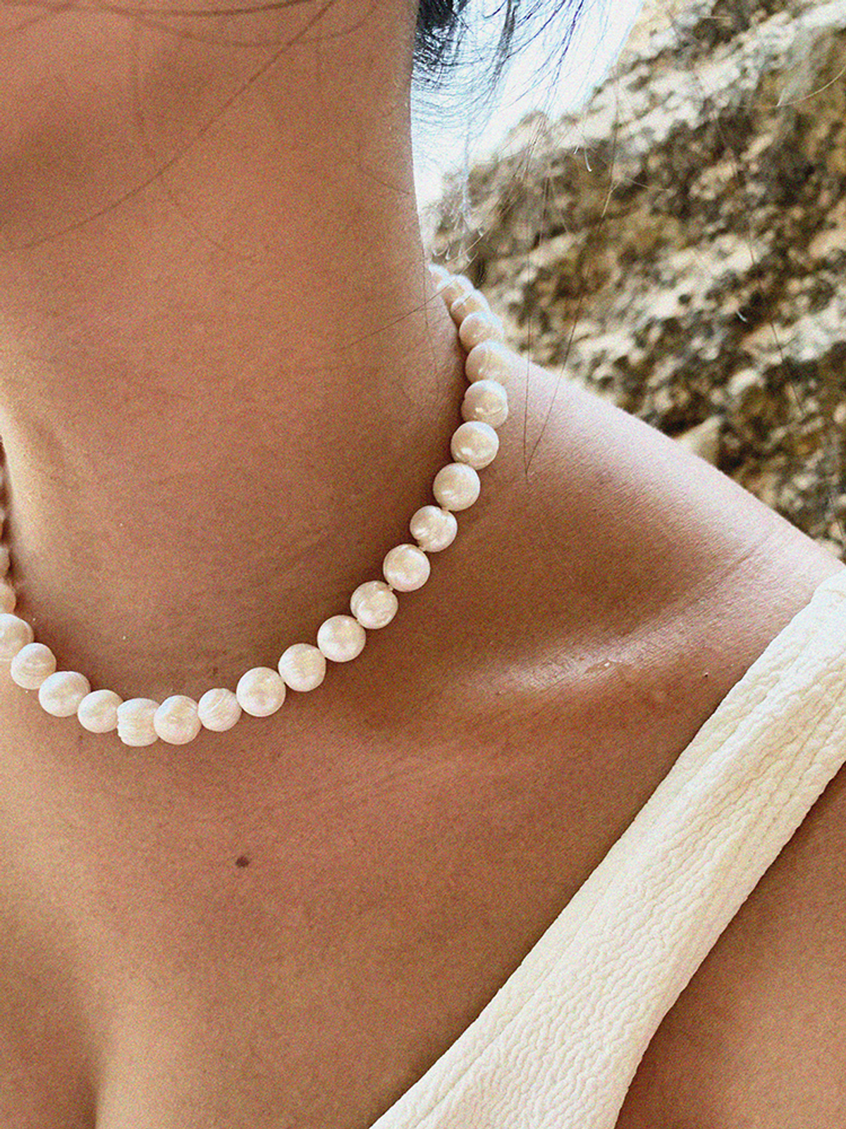 도우하브(DOUHAB) Crush pearl necklace_Pandawa