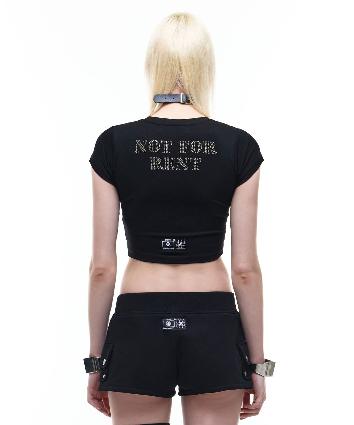 오퍼스 0012(OPUS 0012) Op. 07 NFR CROP T-SHIRTS BLACK