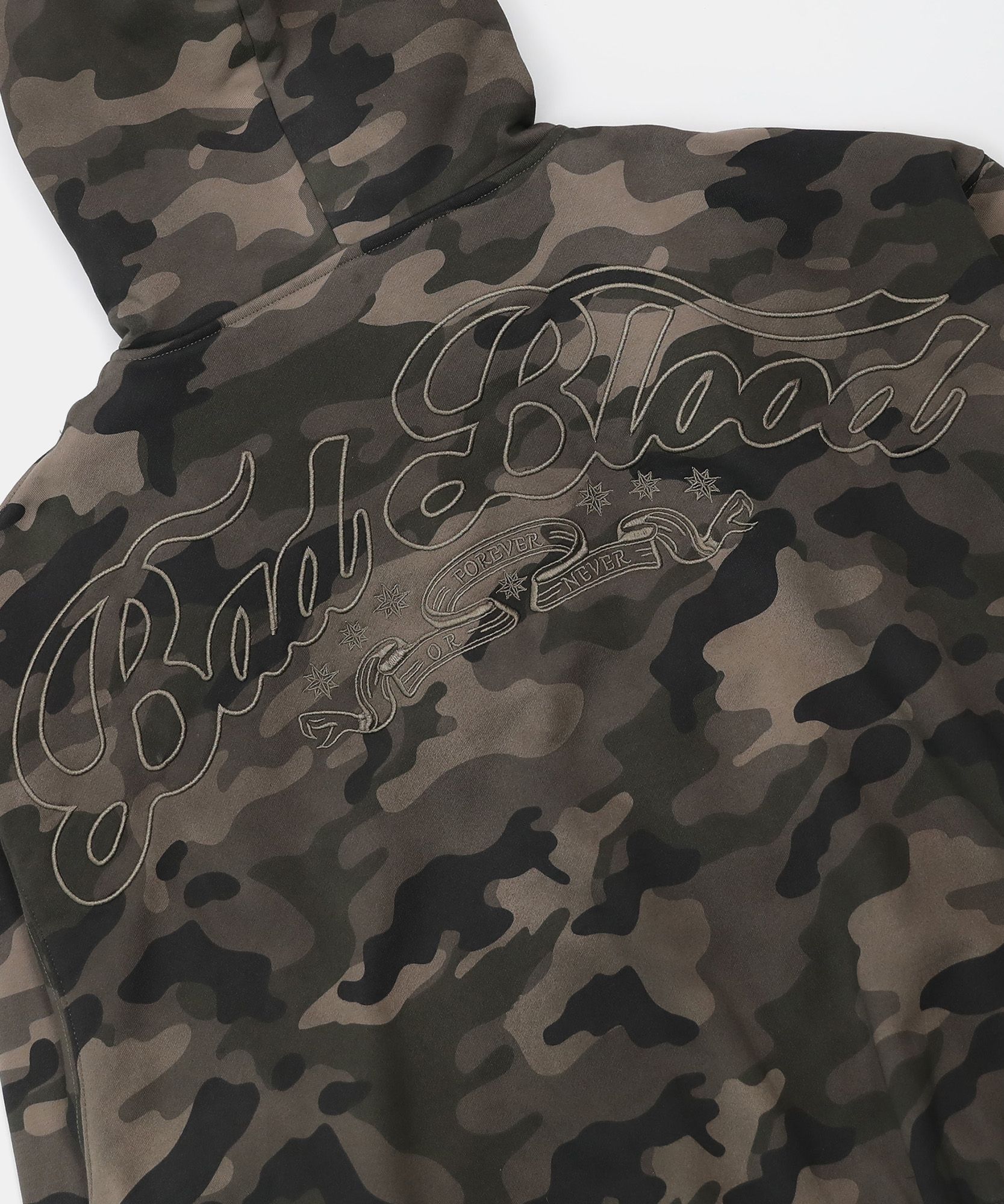 MUSINSA | BADBLOOD Mystic Capsule Hood Zip-Up - Dark Camo