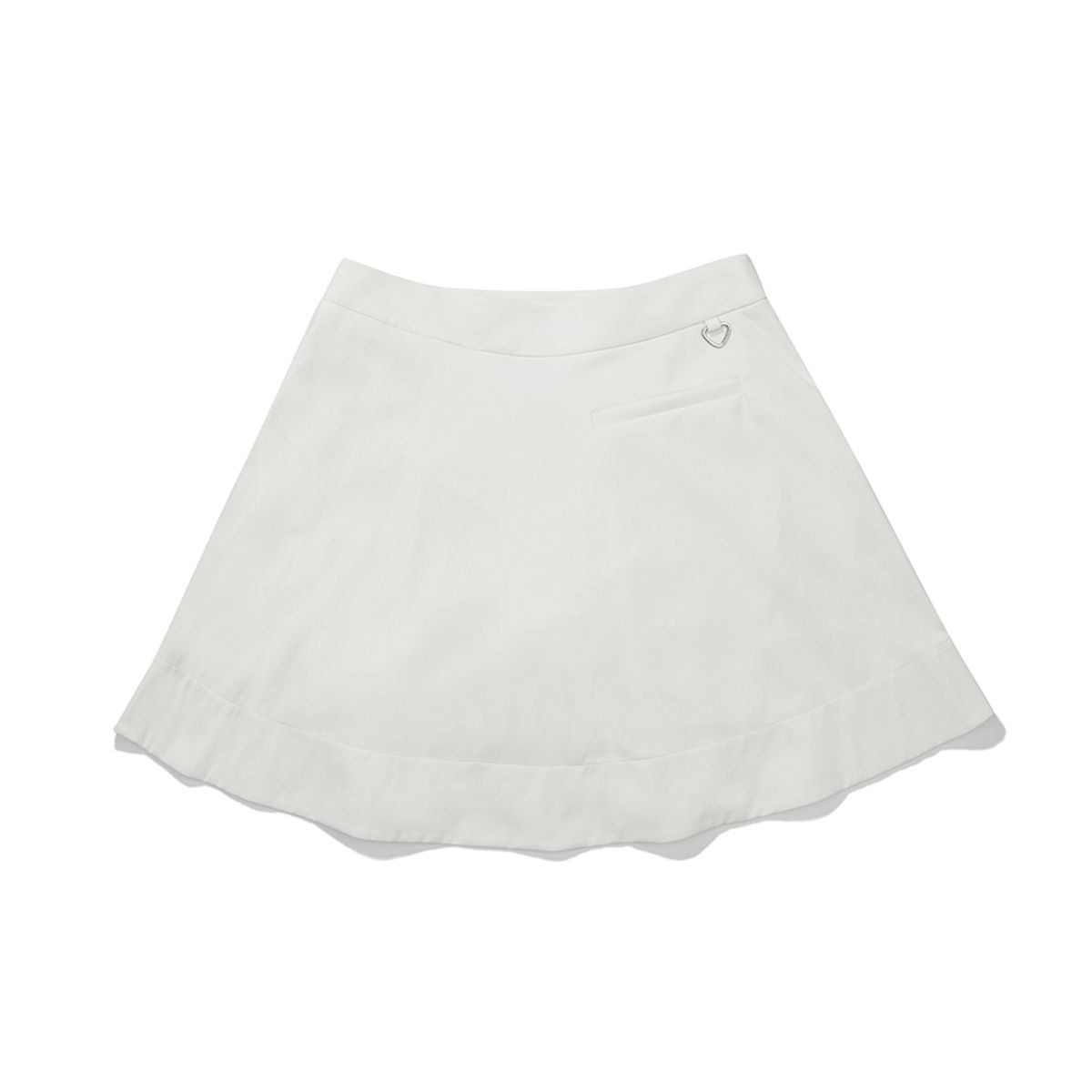 말본 골프(MALBON GOLF) A라인 플레어 스커트 IVORY (WOMAN)