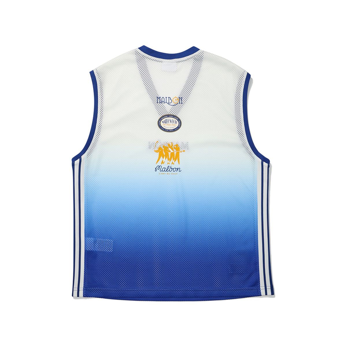 말본 골프(MALBON GOLF) 롱 기장 아트웍 포인트 슬리브리스 BLUE (WOMAN)