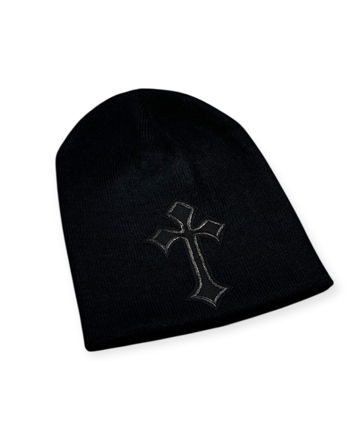 본슬리피(BORN SLIPPY) Cross Short Beanie (Black)