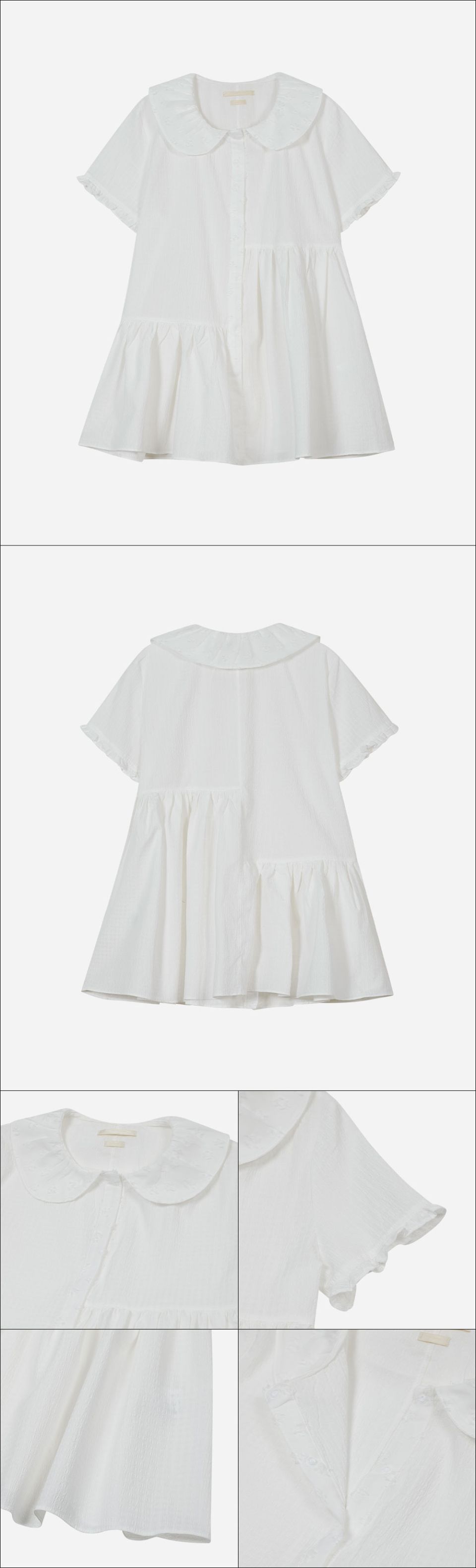 レディース typeservice Textured Collar Top 韓国 ブラウス