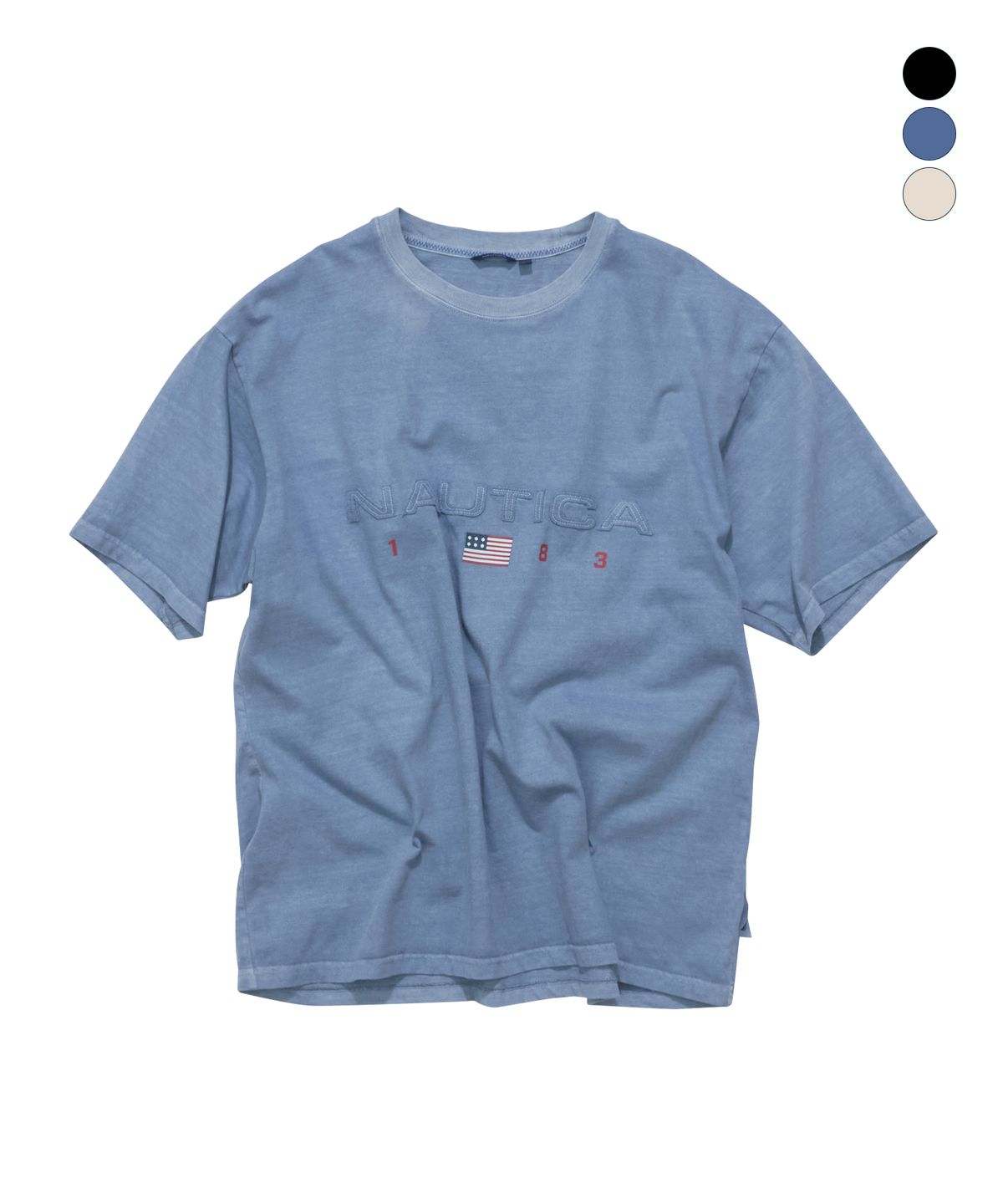 노티카(NAUTICA) 83플래그 피그먼트 티셔츠(3colors) NTS4796
