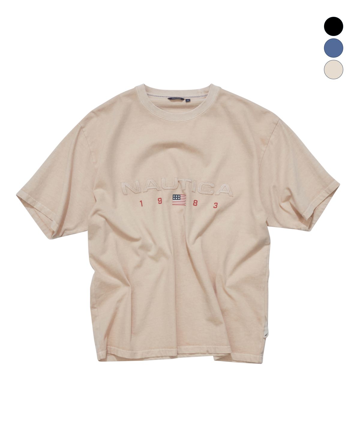 노티카(NAUTICA) 83플래그 피그먼트 티셔츠(3colors) NTS4796