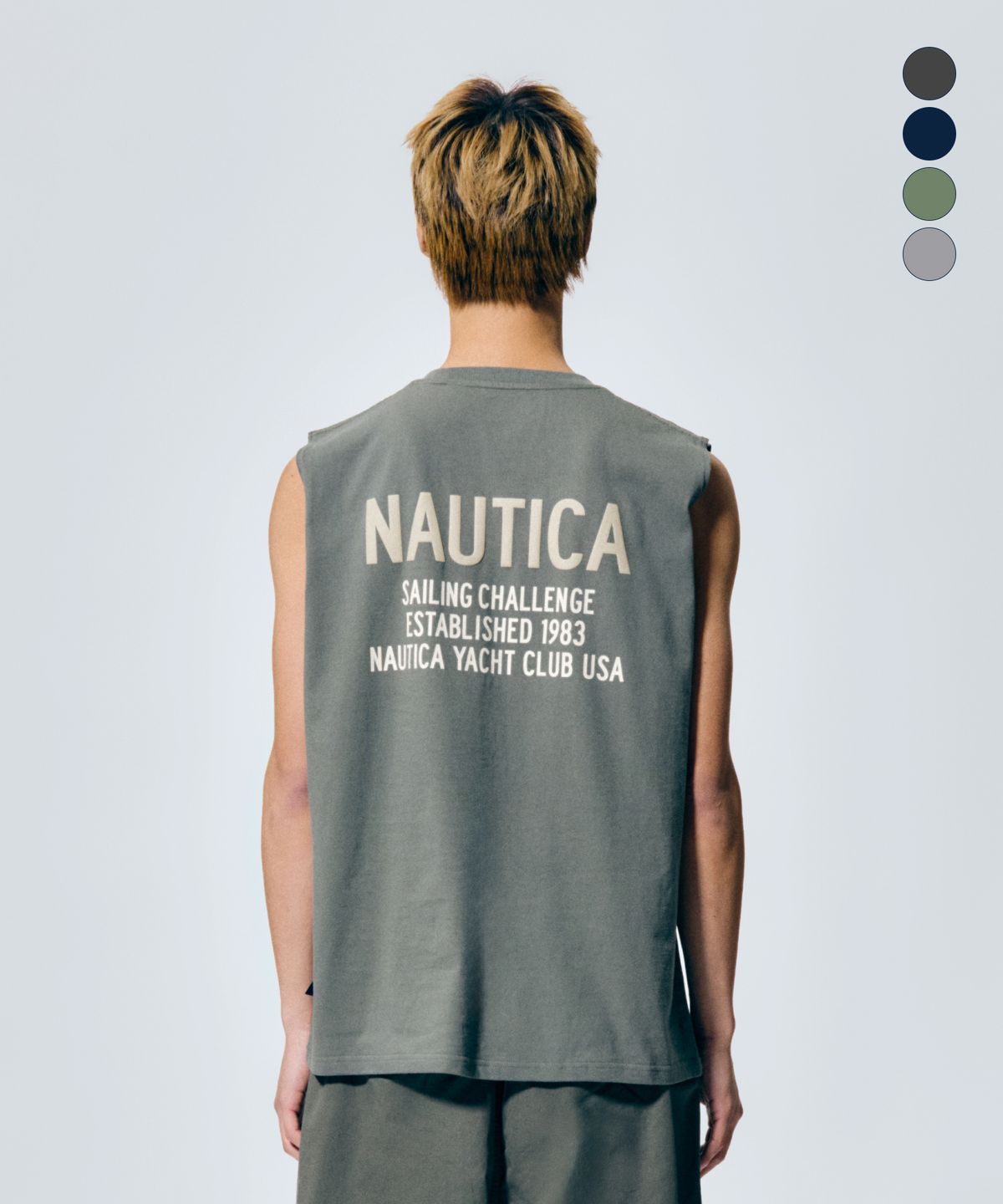 노티카(NAUTICA) 세일링 요트 클럽 슬리브리스(4colors) NTS4886