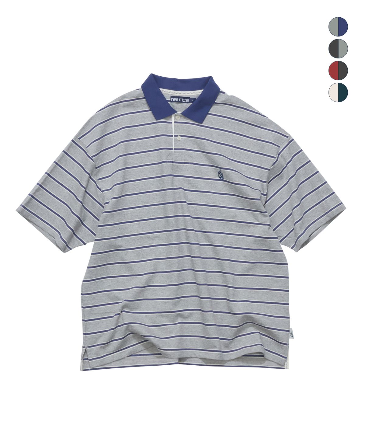 노티카(NAUTICA) 스트라이프 반팔 폴로 티셔츠(4colors) NPO4105